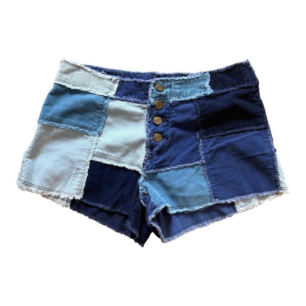 Vintage Zana.di Y2K patchwork corduroy shorts